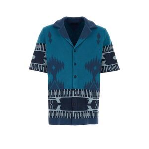 Alanui Men Embroidered Cotton Shirt